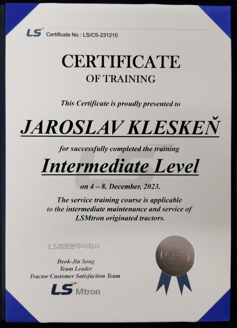 Certifikáty a ocenenia