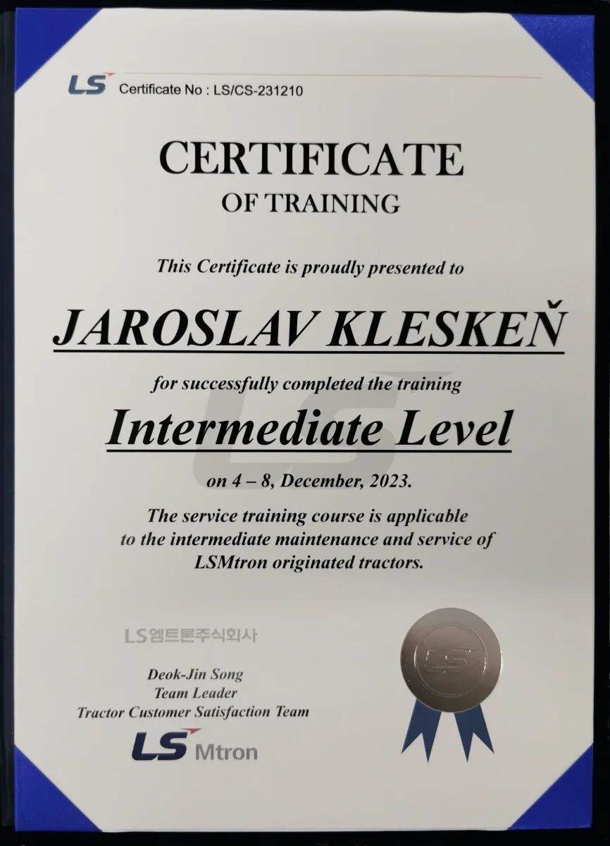 Certifikáty a ocenenia