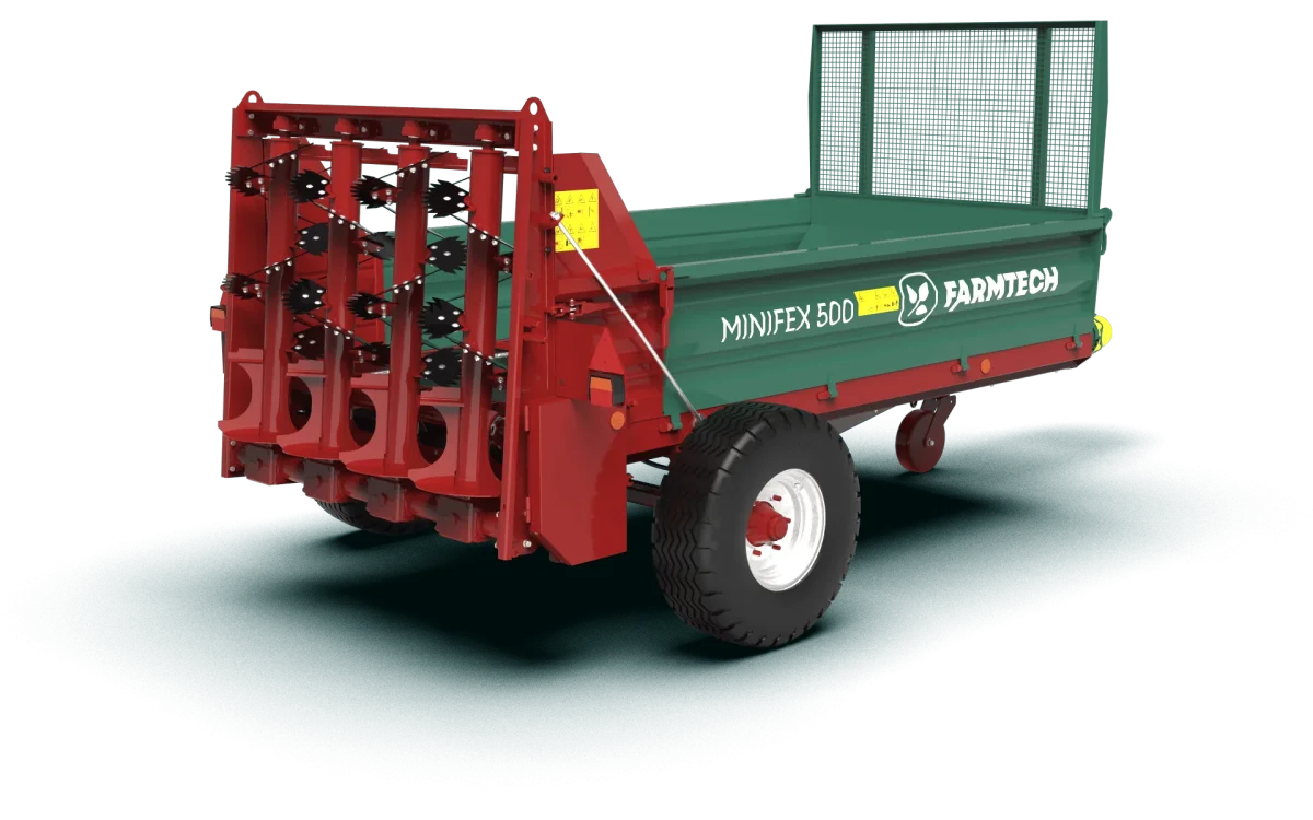 Rozmetadlá maštaľného hnoja MINIFEX (Farmtech)