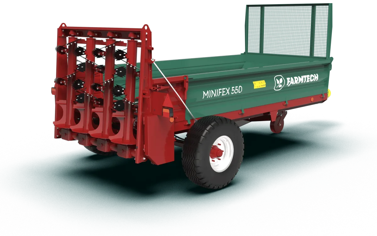 Rozmetadlá maštaľného hnoja MINIFEX (Farmtech)
